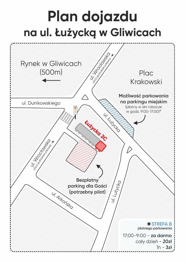 Kairos Apartments - Szafir - Darmowy Parking, Scisle Centrum Gliwice Exterior photo